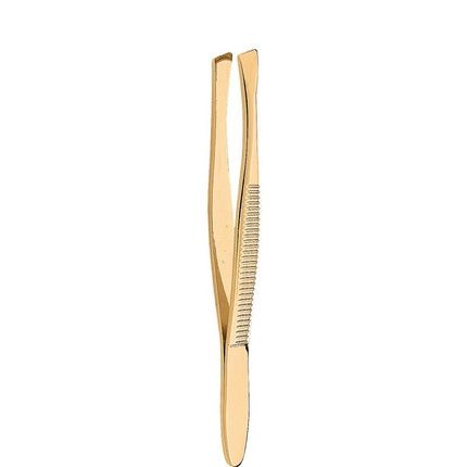 Donegal Slanted Cosmetic Tweezers Gold 1092