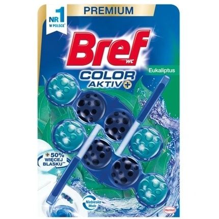 Bref Color Aktiv Toilet Suspension Eucalyptus 2 X 50 Grams