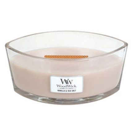 Woodwick Scented Candle Ship Vanilla & Sea Salt 4536 G