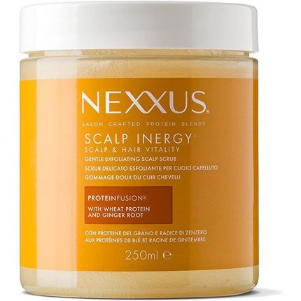 Nexxus Scalp Inergy Professional Exfoliating Scalp Scrub With Wheat Protein And Ginger Root 250Ml