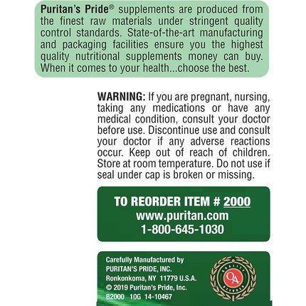 Puritan'S Pride Zinc 25Mg Immune System Health Tablets 100 Count - Image 3