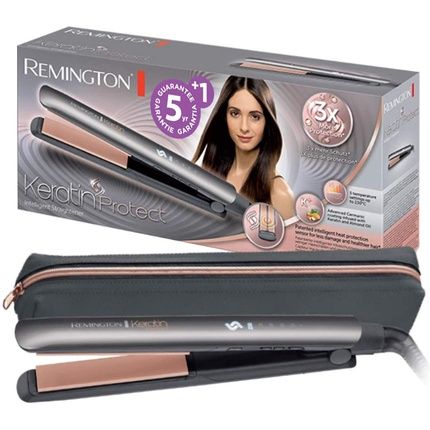 Remington Keratin Protect Hair Straightener With Patented Heat Protection Sensor And Digital Display 160-230Degc