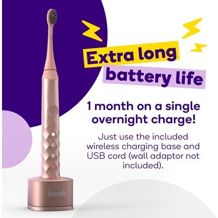 Burst Electric Toothbrush For Adults - Soft Bristle For Deep Clean - Image 3