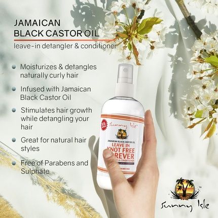 Sunny Isle White Jamaican Black Castor Oil Knot Free Forever Leave In Conditioner 236Ml - Image 3