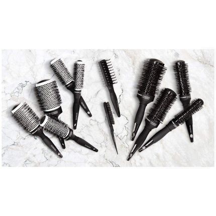 T4B Lussoni Double-Sided Hair Styling Brush For Short And Medium Length Hair Black - Image 3