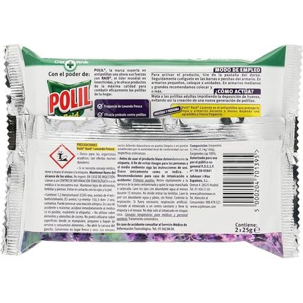 Raid Polil Anti-Moth Hangers With Lavender Perfume 2 Hooks