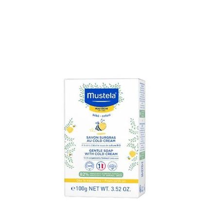Mustela Gentle Bath Soap With Cold Cream 100G Baby Gentle Soap For Face And Body - Image 4