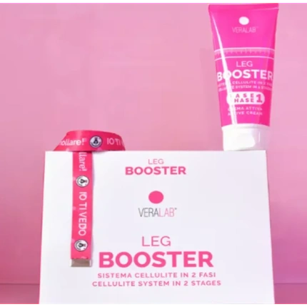 Veralab Leg Booster Massage Sheath + Anti-Cellulite Treatment Cream