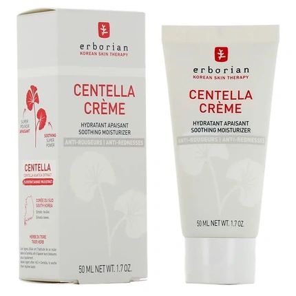 Erborian Centella Moisturising Cream 50Ml Soothing Moisturizer For Redness