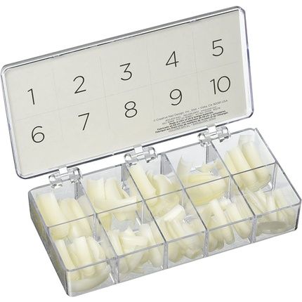 Creative Nail Tips Velocity False Nails Natural - 360 Count