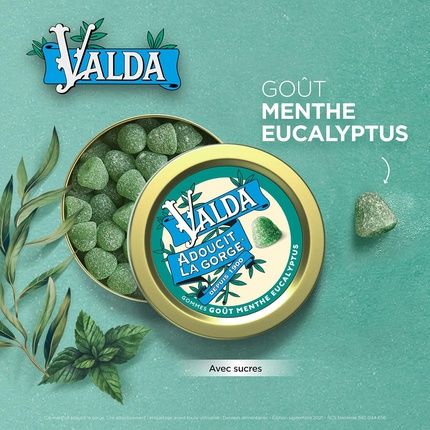 Valda Gummies Mint Eucalyptus Flavor 140G