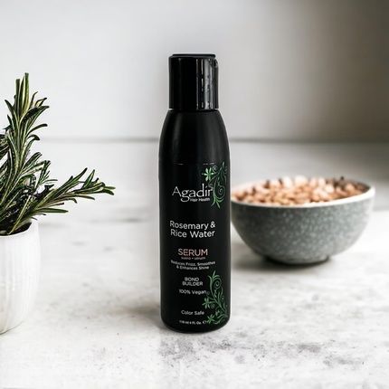 Agadir Rosemary & Rice Water Hair Serum 4 Oz.
