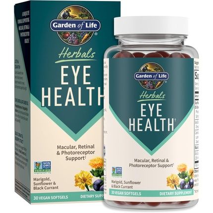 Garden Of Life Herbals Eye Health Supplement With Sunflower And Safflower Oil