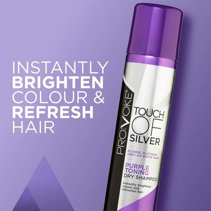 Provoke Touch Of Silver Purple Toning Dry Shampoo 200Ml - Image 3