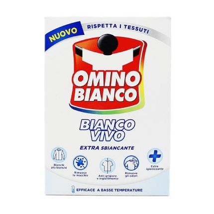 Omino Bianco Smacchiatore Tessuti Polvere 500 Gr Extra Bian