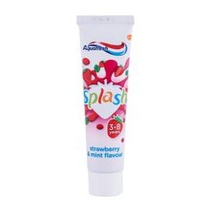 Aquafresh Splash Strawberry Toothpaste Strawberry And Mint Flavored Toothpaste For Children