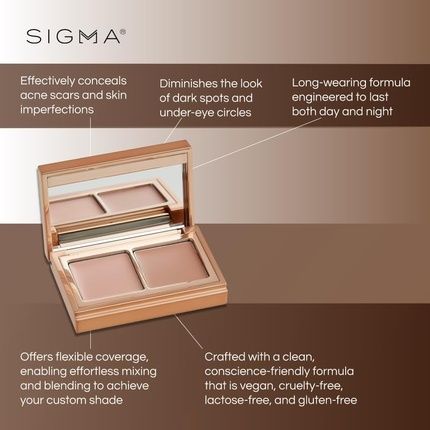 Sigma Beauty Spectrum Color-Correcting Duo Cream - Image 3