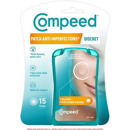 Compeed Anti-Blemish Hydrocolloid Patches - Discreet And Ideal For Blemishes