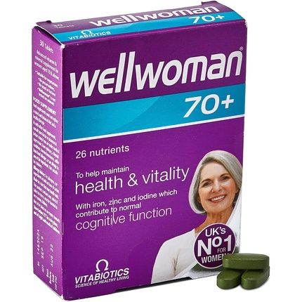 Vitabiotics Wellwoman 70+ 30 Tablets 59G