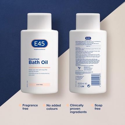 E45 زيت حمام مطري 500 مل 6 × 500 مل