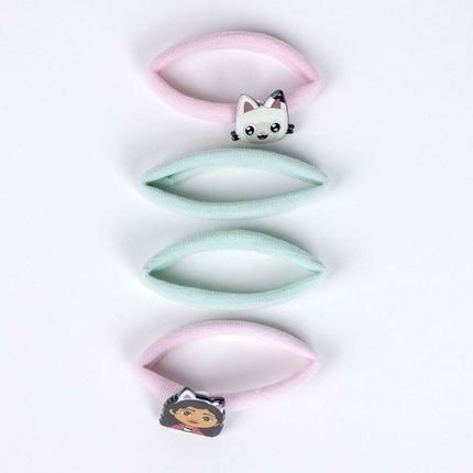 Gabby'S Dollhouse Hair Ties 4 Pieces Pink