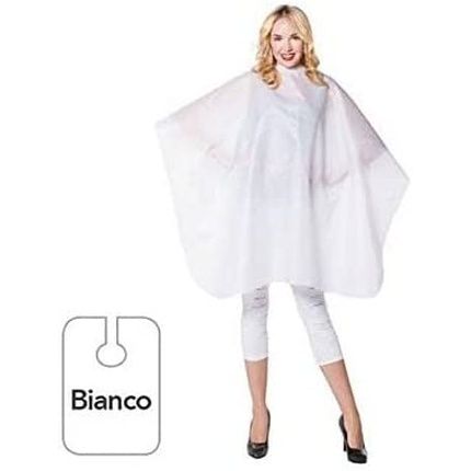 Mantella Taglio Nylon Con Velcro Bianco Mp Hair 1208B