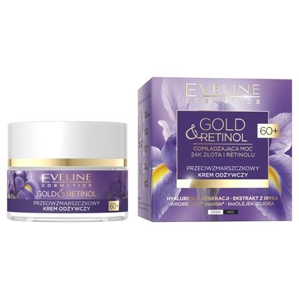 Eveline Cosmetics Gold & Retinol Anti-Wrinkle Firming Cream For Day And Night 60+ 50Ml