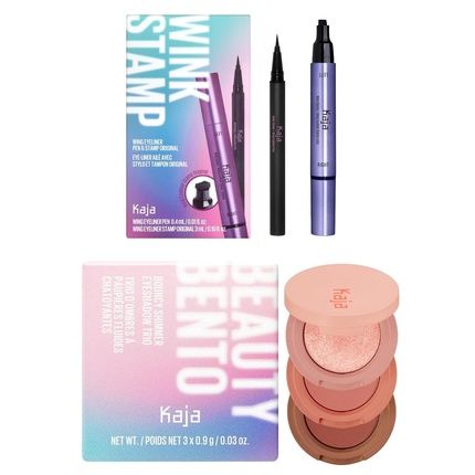 Kaja Beauty Bento Collection Bouncy Eyeshadow Trio 08 Chocolate Dahlia