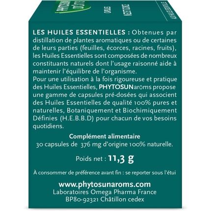 Phytosun Aroms Nose And Throat Capsules With Essential Oils - Soothes The Throat - Image 3