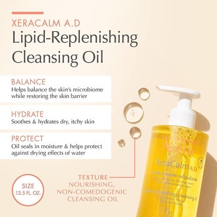 Avene Xeracalm A.D Lipid Replenishing Cleansing Oil 400Ml
