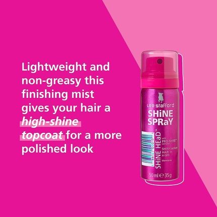 Lee Stafford Mini Shine Head Shine Spray 50Ml For White Hair