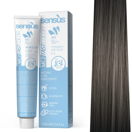 Sensus Mc2 Fast Color 8.2 Light Beige Blonde Iridescent