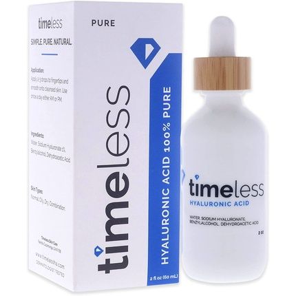 Timeless Hyaluronic Acid 100% Pure Serum For Unisex 2Oz - Image 3