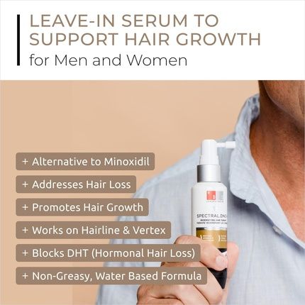 Spectral.Dnc-N Leave In Serum To Support Hair Growth By Ds Laboratories - Minoxidil Alternative For Men And Women, Experience Fuller, Thicker Hair, Water Based Formula 60Ml - Image 3