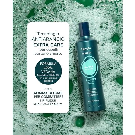 Fanola Wonder W No Red Shampoo For Softness And Brightness 1000Ml - Image 3