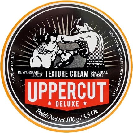 Uppercut Deluxe Texture Cream Re-Workable Pliable Hold Natural Finish 3.5 Oz