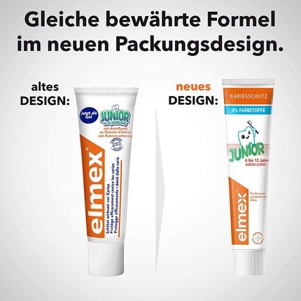 Elmex Junior Toothpaste 75Ml Effective Cavity Protection For Children 6-12 Years