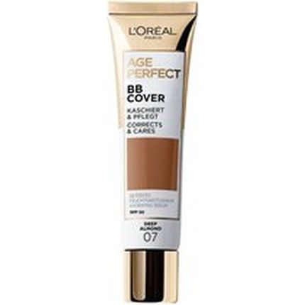 L'Oreal Paris Age Perfect Bb Cover Foundation 07 Deep Almond - 30 Ml