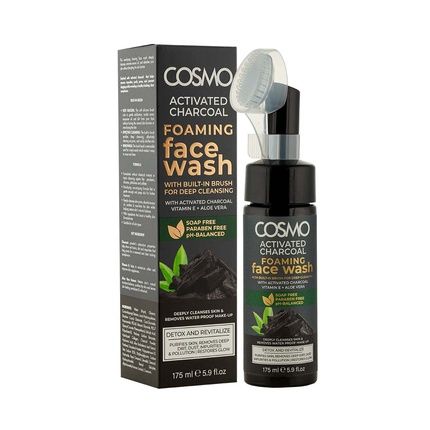 Cosmo Cosmetics Activated Charcoal Foaming Face Wash 175Ml