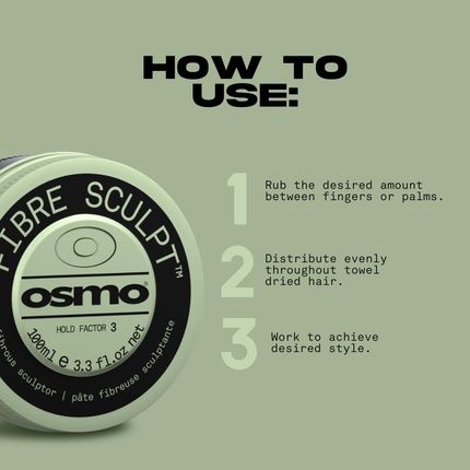 Osmo Fibre Sculpt Lightweight Barber Sculptor Non-Greasy And Pliable Vegan - Image 3
