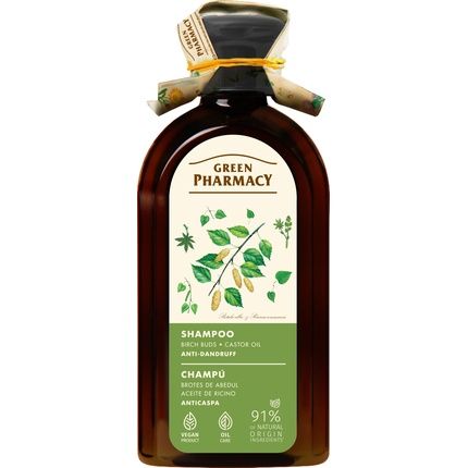 Elfa Pharm Green Pharmacy Antidandruff Shampoo Birch Buds And Castor Oil 350 Ml