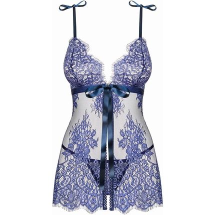 Obsessive Ladies Flowlace Underwear Xl Blue - Image 3