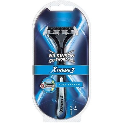 Wilkinson Sword Shaver For Men With 1 Spare Head Xtreme3 System