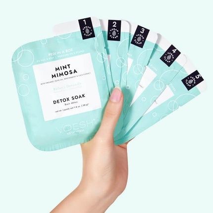 Voesh Pedi In A Box 02 Fizz Intensive Foot Treatment Mintmosa Scent