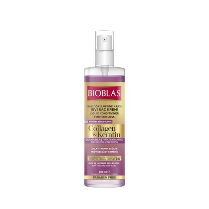 Bioblas Collagen + Keratin Liquid Conditioner Spray 200Ml