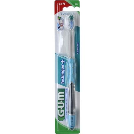 Gum Kid'S Technic Toothbrush 491 Compact And Supple Yellow