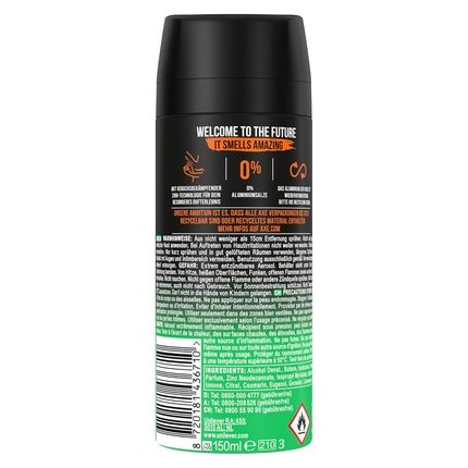 Axe Bodyspray Jungle Fresh Deodorant Without Aluminum 150Ml