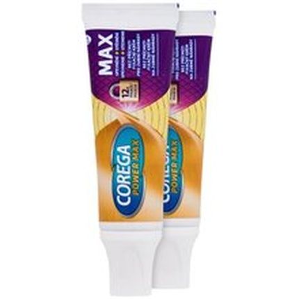 Corega Power Max Fixing Sealing Duo Fixing Cream For Firm And Secure Wearing Of Dental Prostheses
