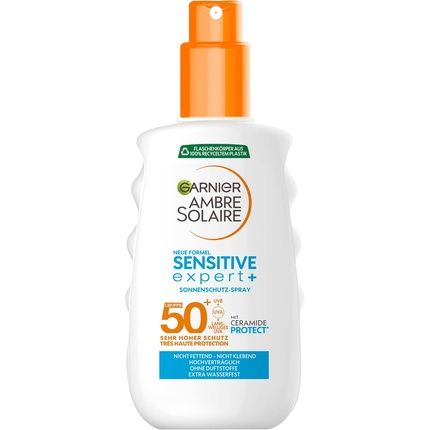 Garnier Ambre Solaire Sensitive Expert+ Sun Protection Spray With Spf 50+ 150Ml