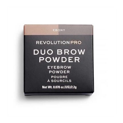Revolution Pro Duo Eyebrow Powder Ebony - Image 3